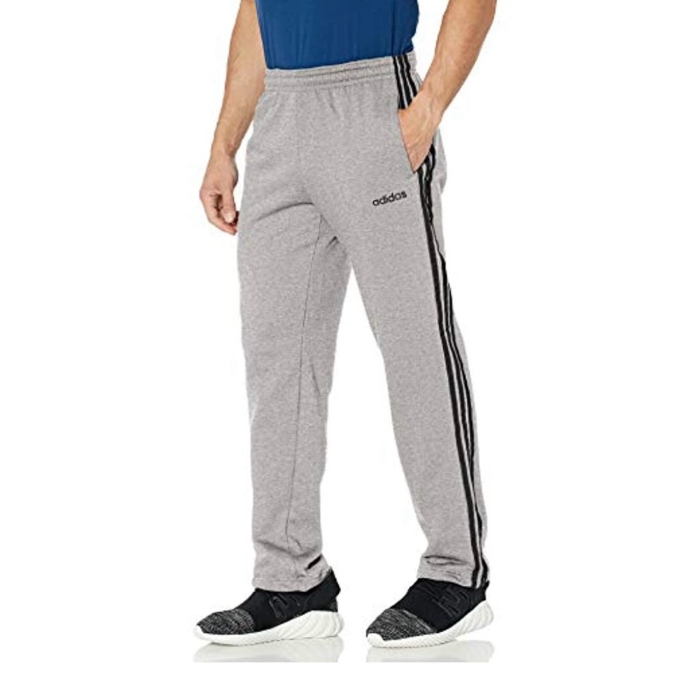ADIDAS ESSENTIALS THREE (3) stripes pants jogger sweatpants XL